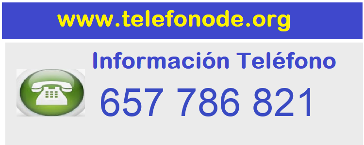 Telefono  657786821