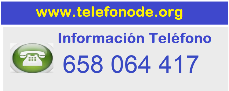 Telefono  658064417