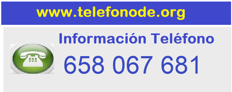Telefono  658067681