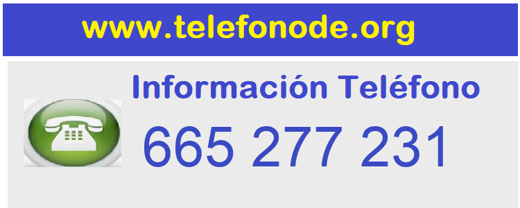 Telefono  665277231