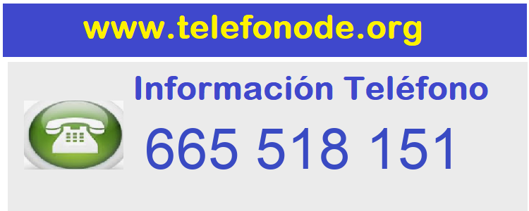 Telefono  665518151