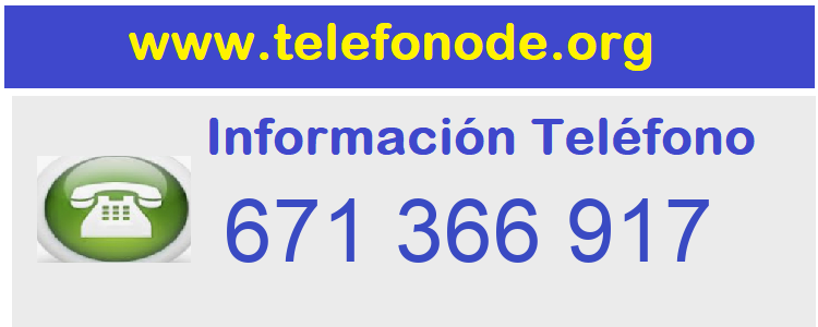 Telefono  671366917