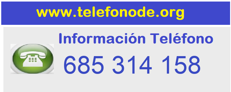 Telefono  685314158