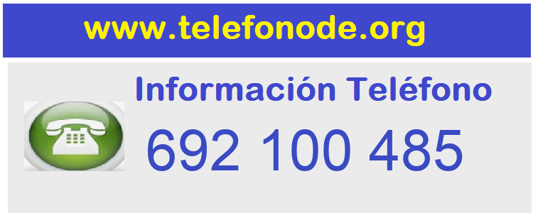 Telefono  692100485