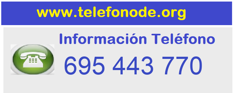 Telefono  695443770