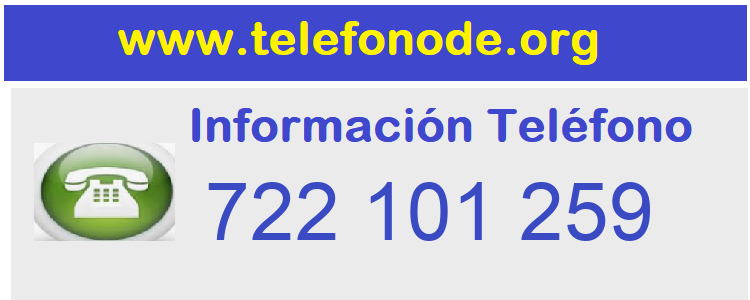Telefono  722101259