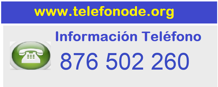 Telefono  876502260
