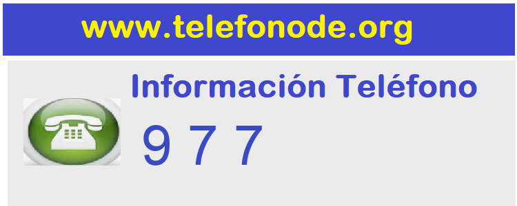 Telefono  977