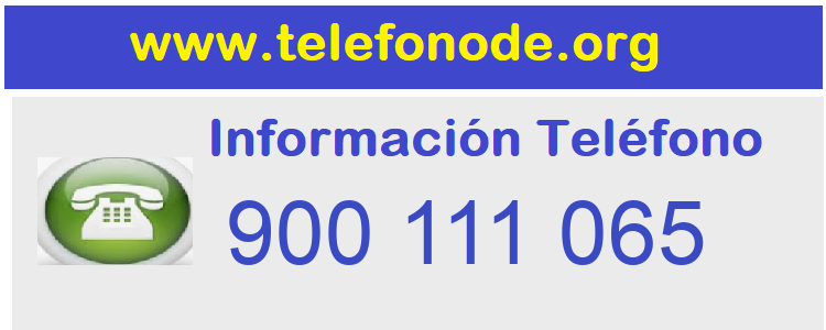 Telefono  900111065
