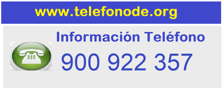 Telefono  900922357