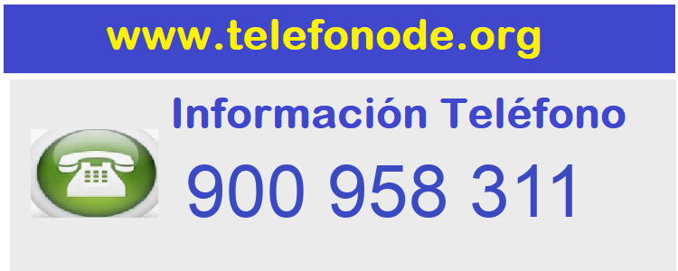 Telefono  900958311