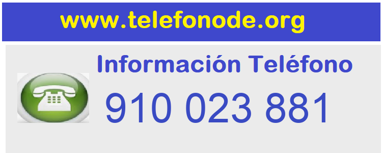 Telefono  910023881