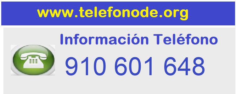 Telefono  910601648