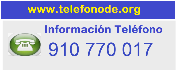 Telefono  910770017