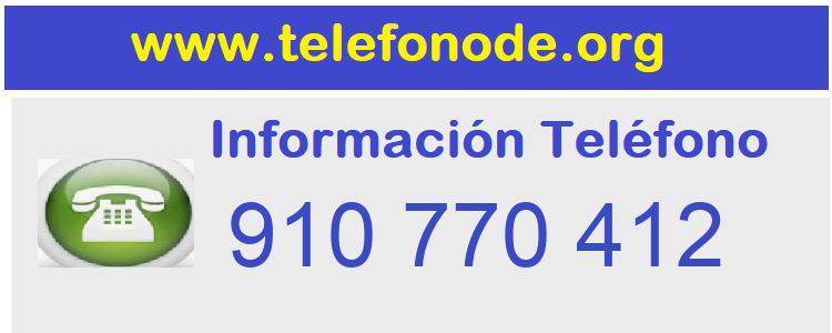 Telefono  910770412