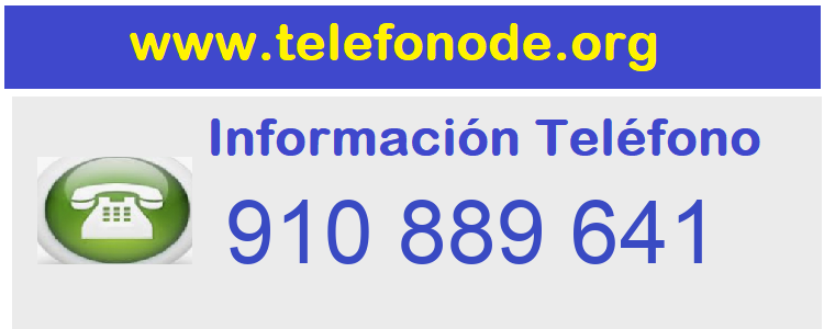 Telefono  910889641