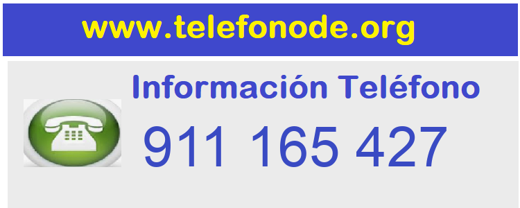 Telefono  911165427