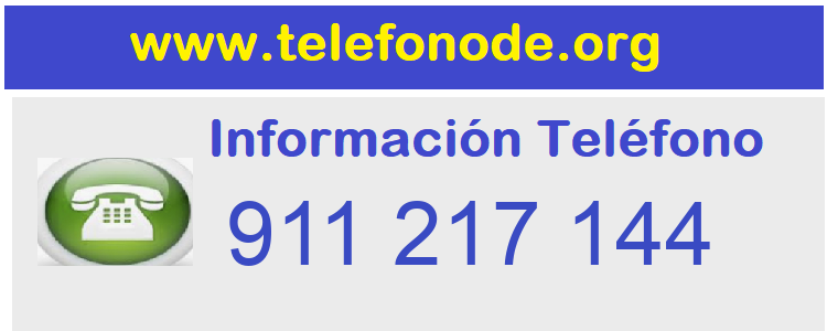 Telefono  911217144