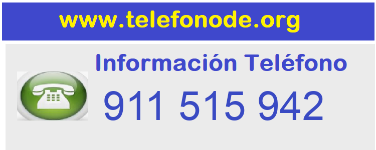 Telefono  911515942