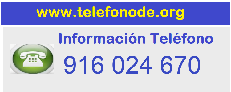 Telefono  916024670