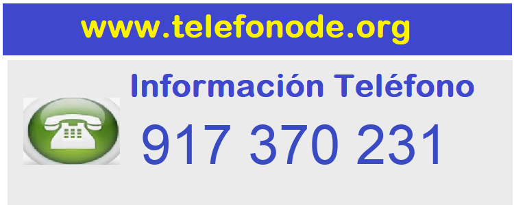 Telefono  917370231