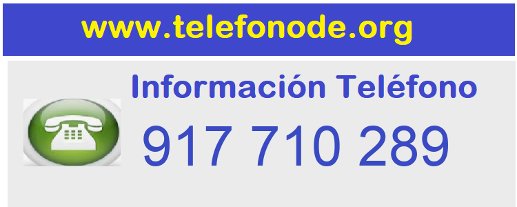 Telefono  917710289