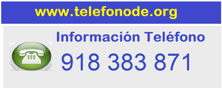 Telefono  918383871