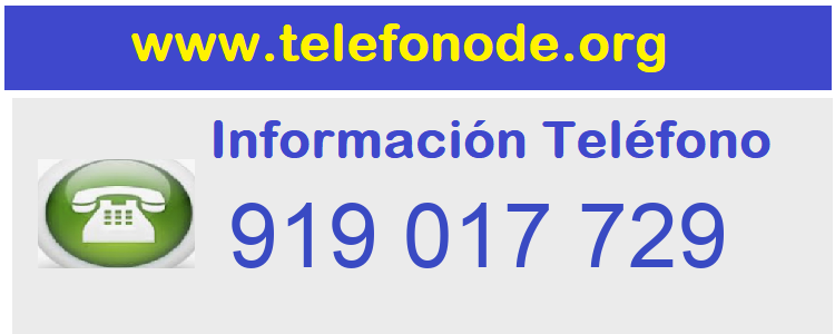 Telefono  919017729
