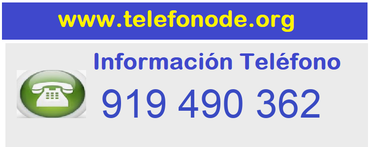 Telefono  919490362