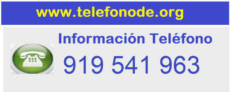 Telefono  919541963