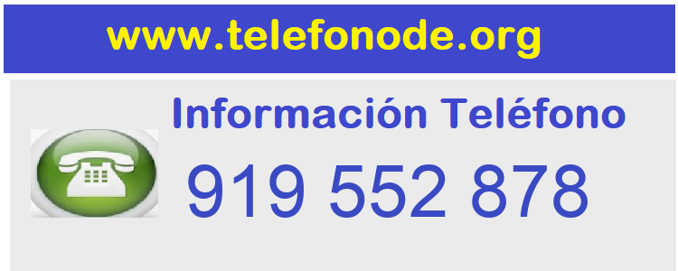 Telefono  919552878
