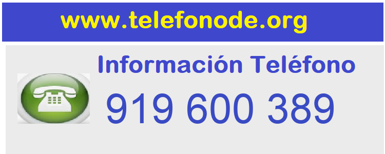 Telefono  919600389