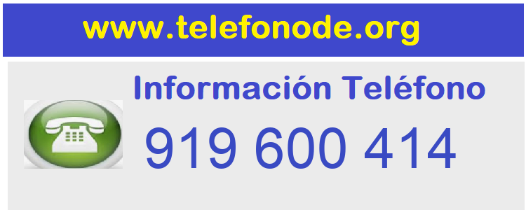 Telefono  919600414