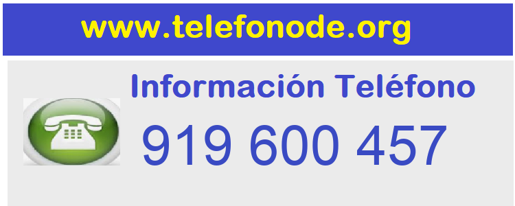 Telefono  919600457