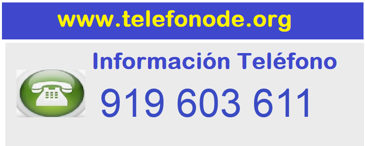 Telefono  919603611
