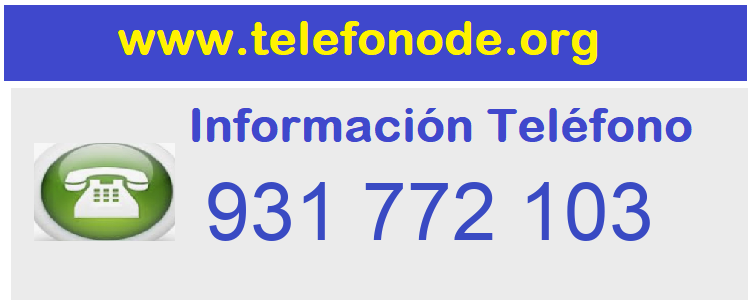 Telefono  931772103