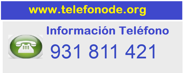 Telefono  931811421