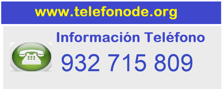 Telefono  932715809