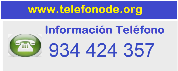 Telefono  934424357