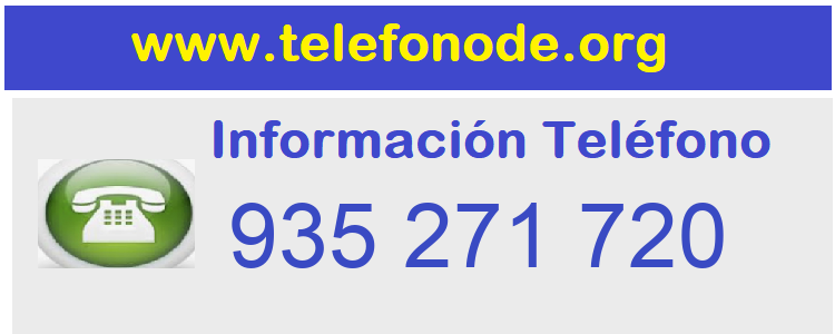 Telefono  935271720