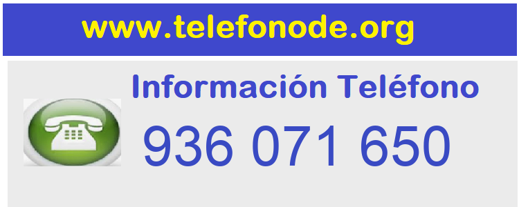 Telefono  936071650