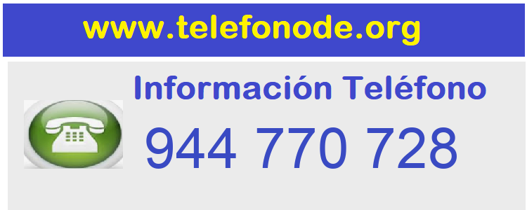 Telefono  944770728