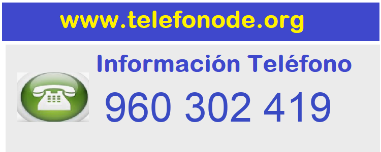 Telefono  960302419