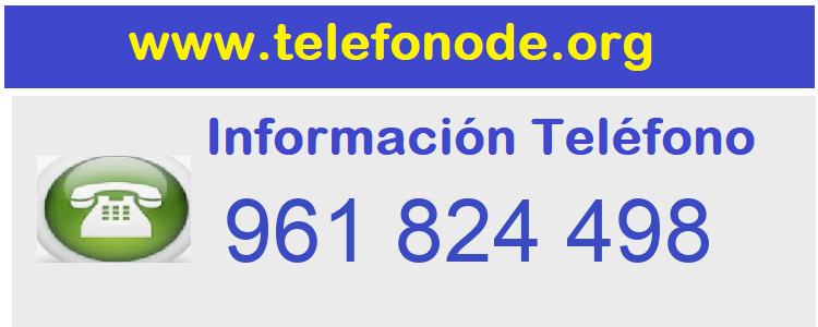 Telefono  961824498