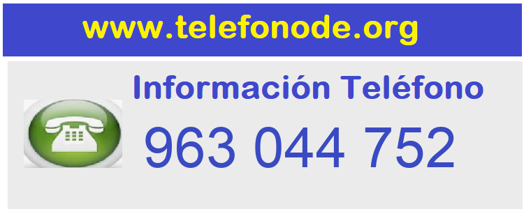 Telefono  963044752