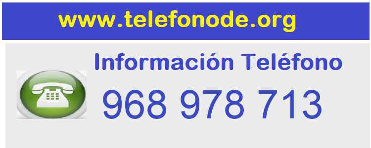 Telefono  968978713
