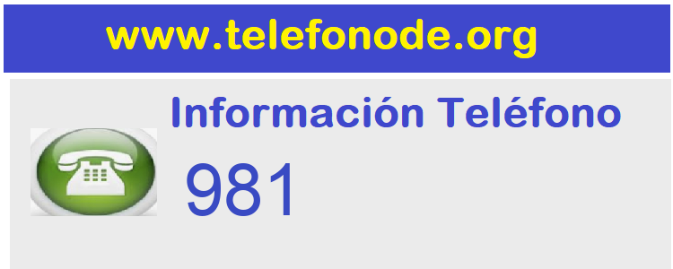 Telefono  Prefijo-981