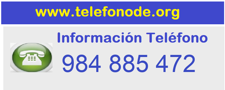 Telefono  984885472