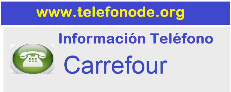 Telefono  Carrefour