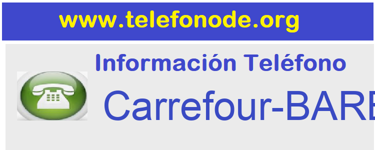 Telefono  Carrefour-BARBERA